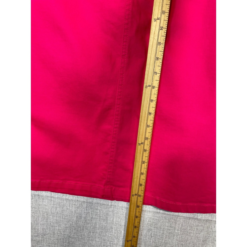 Jessica London Womens Denim Skirt Size 20W‎ Pink Cotton Blend Pull On Pencil - Picture 5 of 10